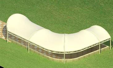 膜结构地下车库入口